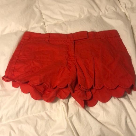JCrew size 6 red shorts - Picture 1 of 8